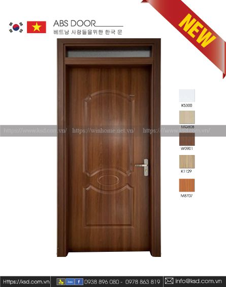 Cửa nhựa ABS Hàn Quốc màu A88
