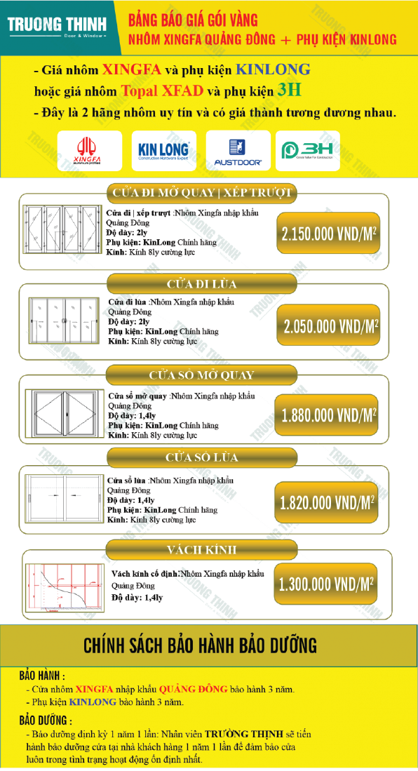 Hướng dẫn chọn cửa nhôm Xingfa phù hợp với nhu cầu sử dụng