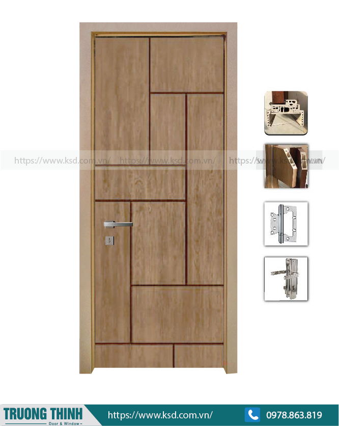 Cửa nhựa gỗ Composite Model 31