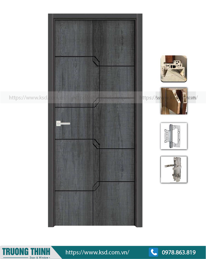 Cửa nhựa gỗ Composite Model 30