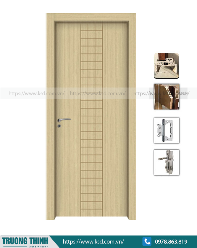 Cửa nhựa gỗ Composite Model 29