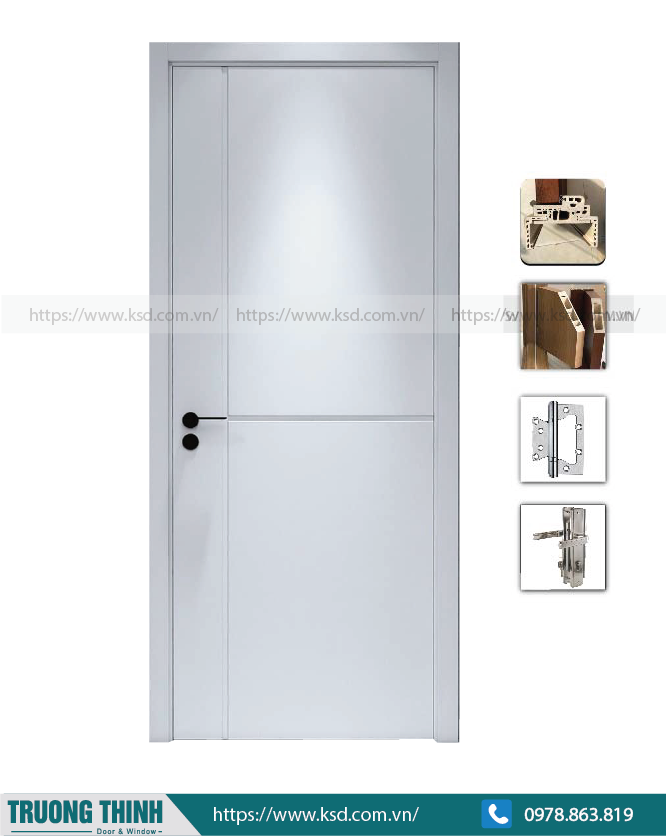 Cửa nhựa gỗ Composite Model 026