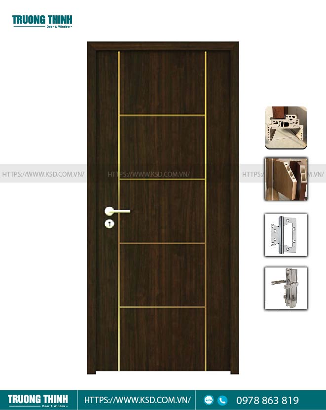 Cửa nhựa gỗ Composite Model 01