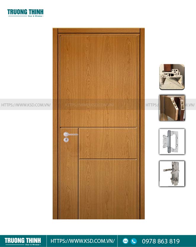 Cửa nhựa gỗ Composite Model 36
