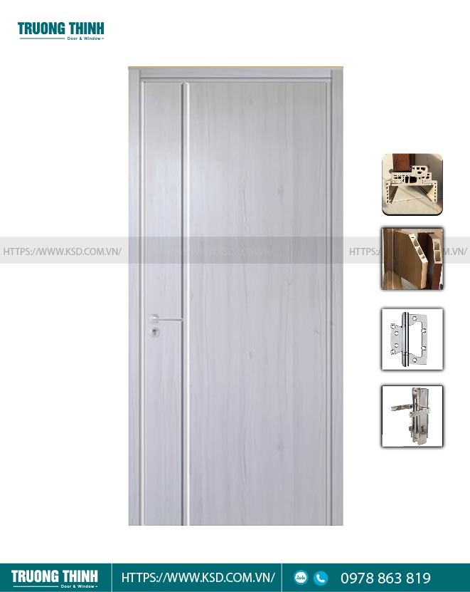 Cửa nhựa gỗ Composite Model 38