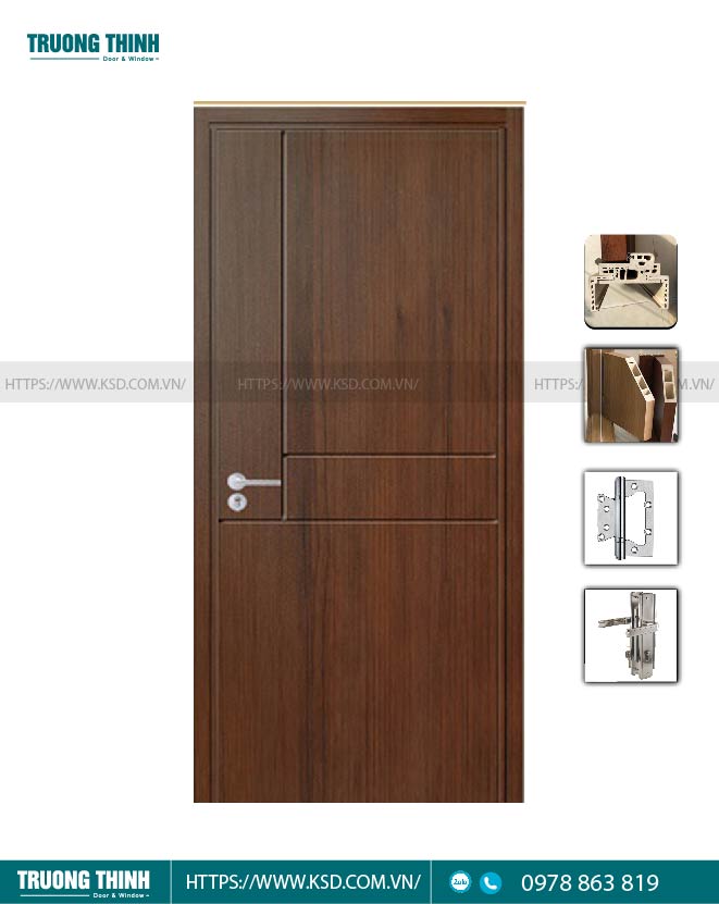 Cửa nhựa gỗ Composite Model 39