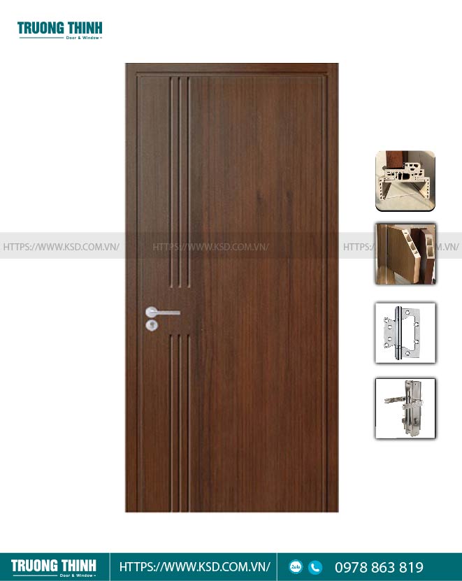 Cửa nhựa gỗ Composite Model 40