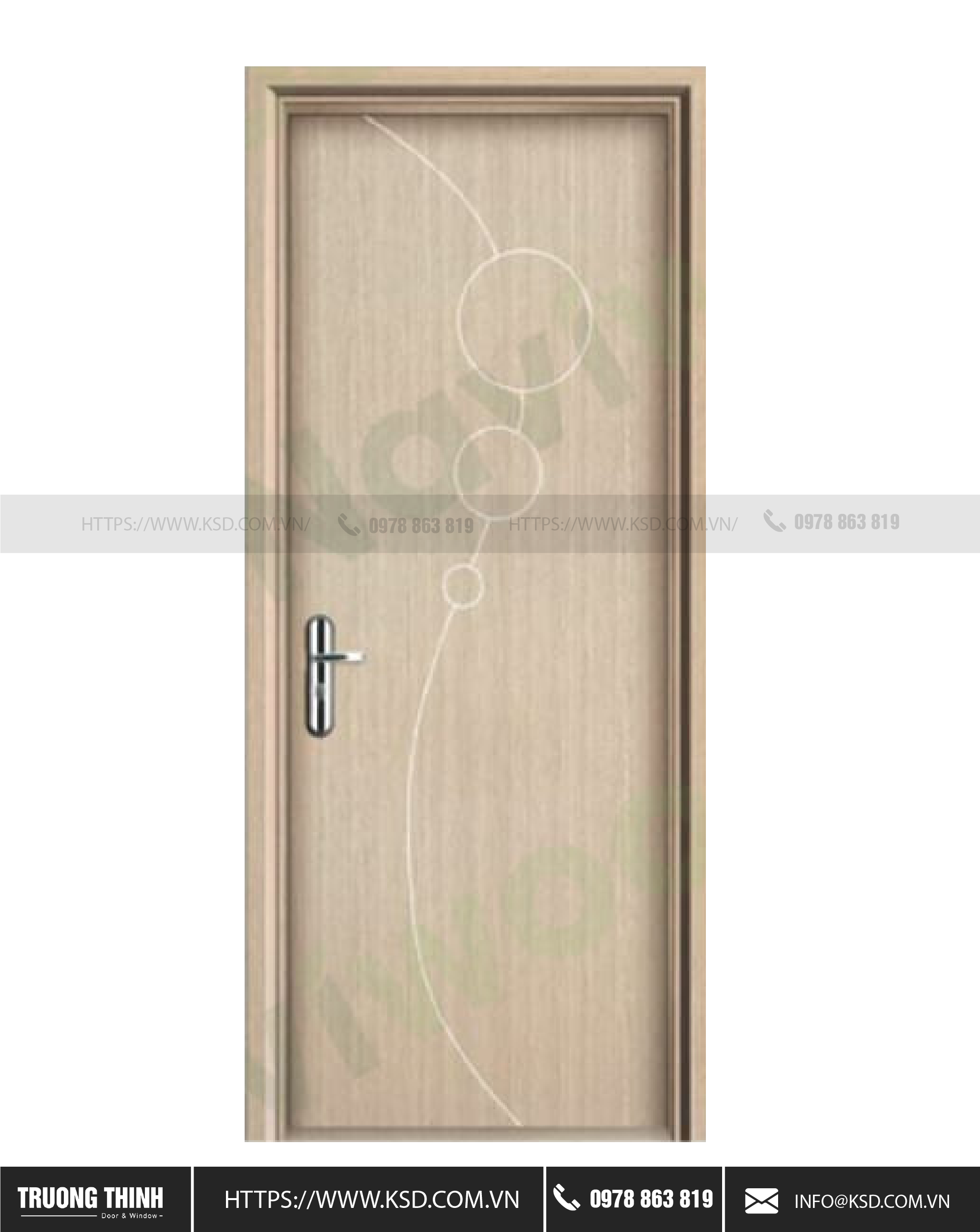 Cửa nhựa gỗ Composite Model 033