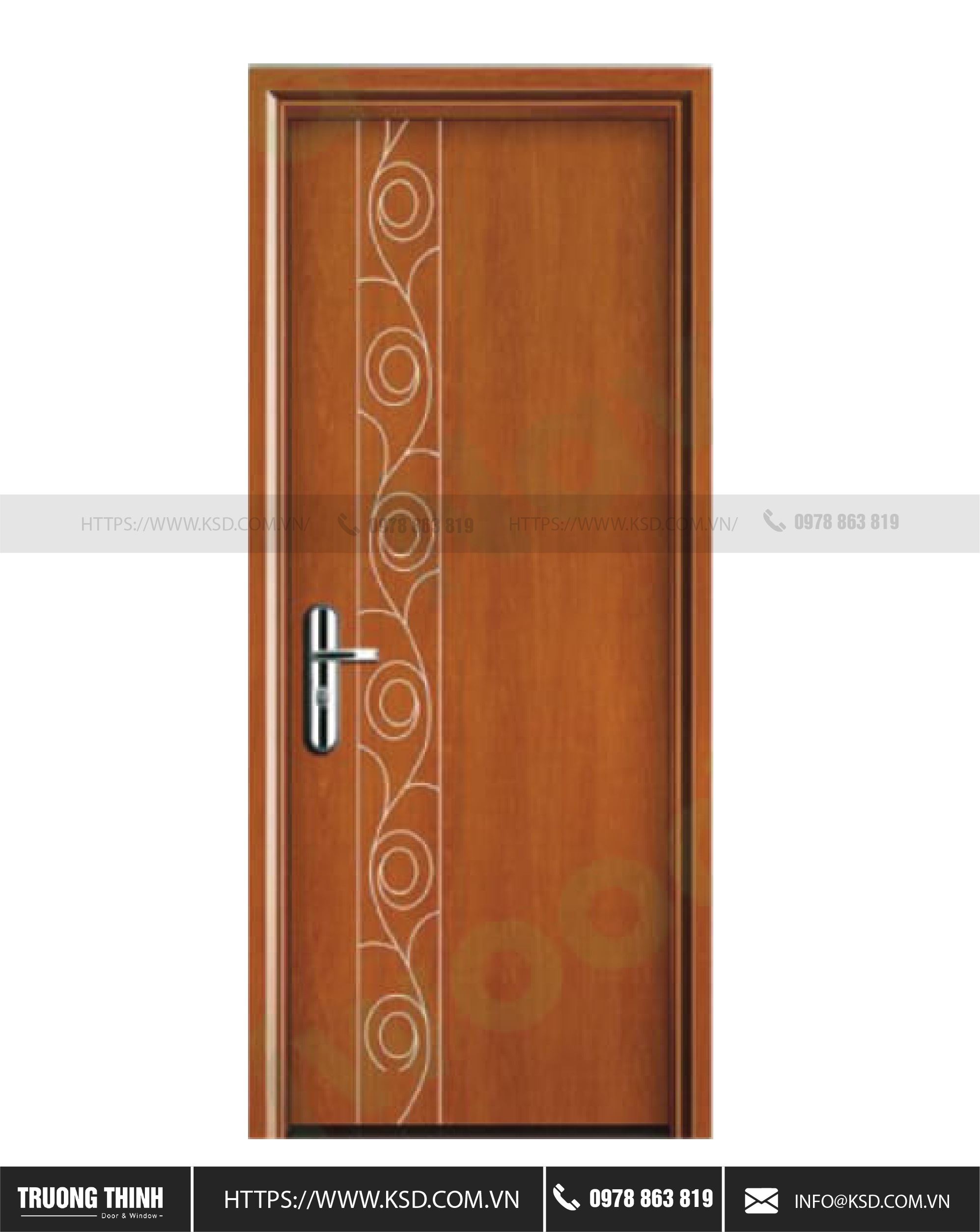 Cửa nhựa gỗ Composite Model 034