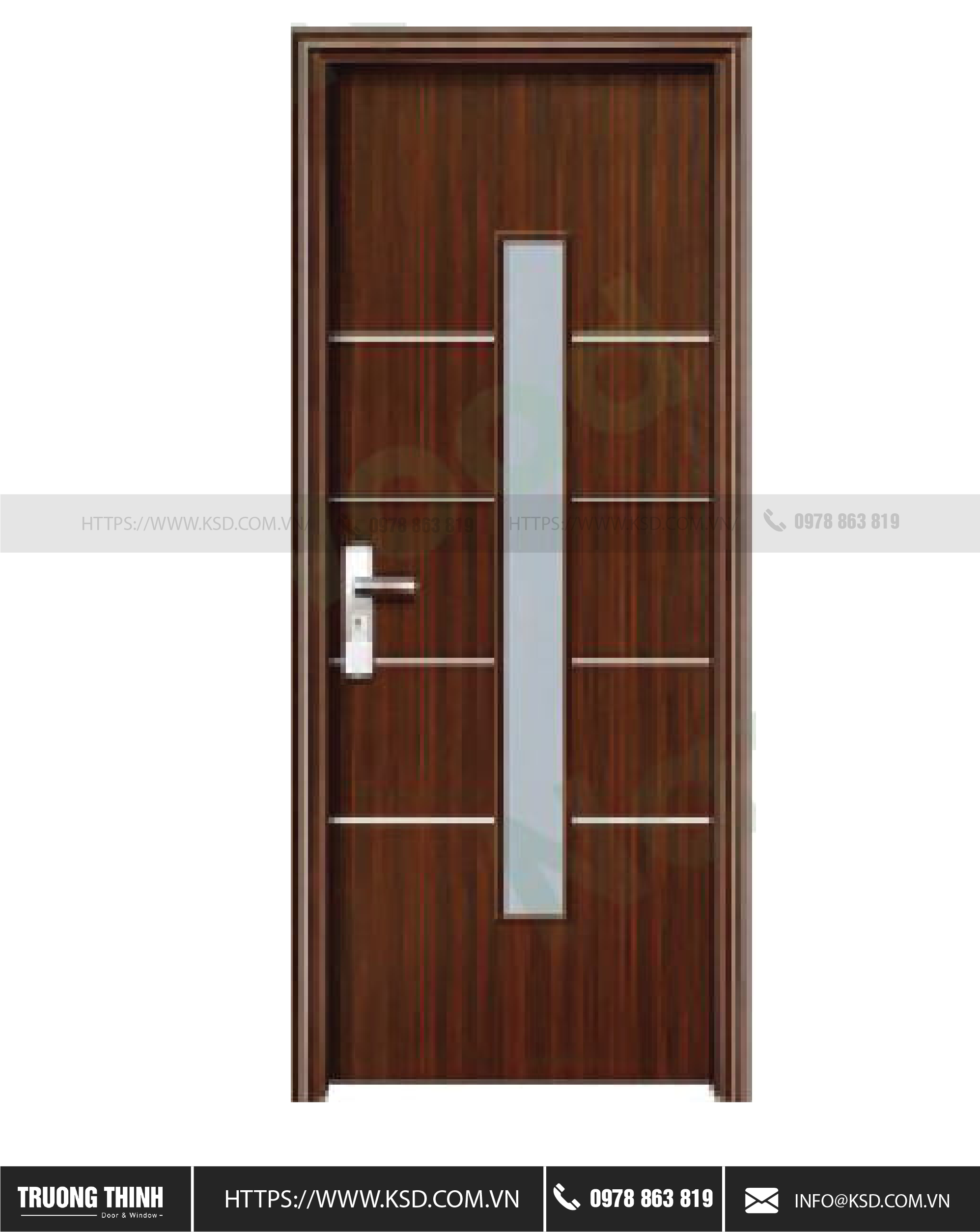 Cửa nhựa gỗ Composite Model 193