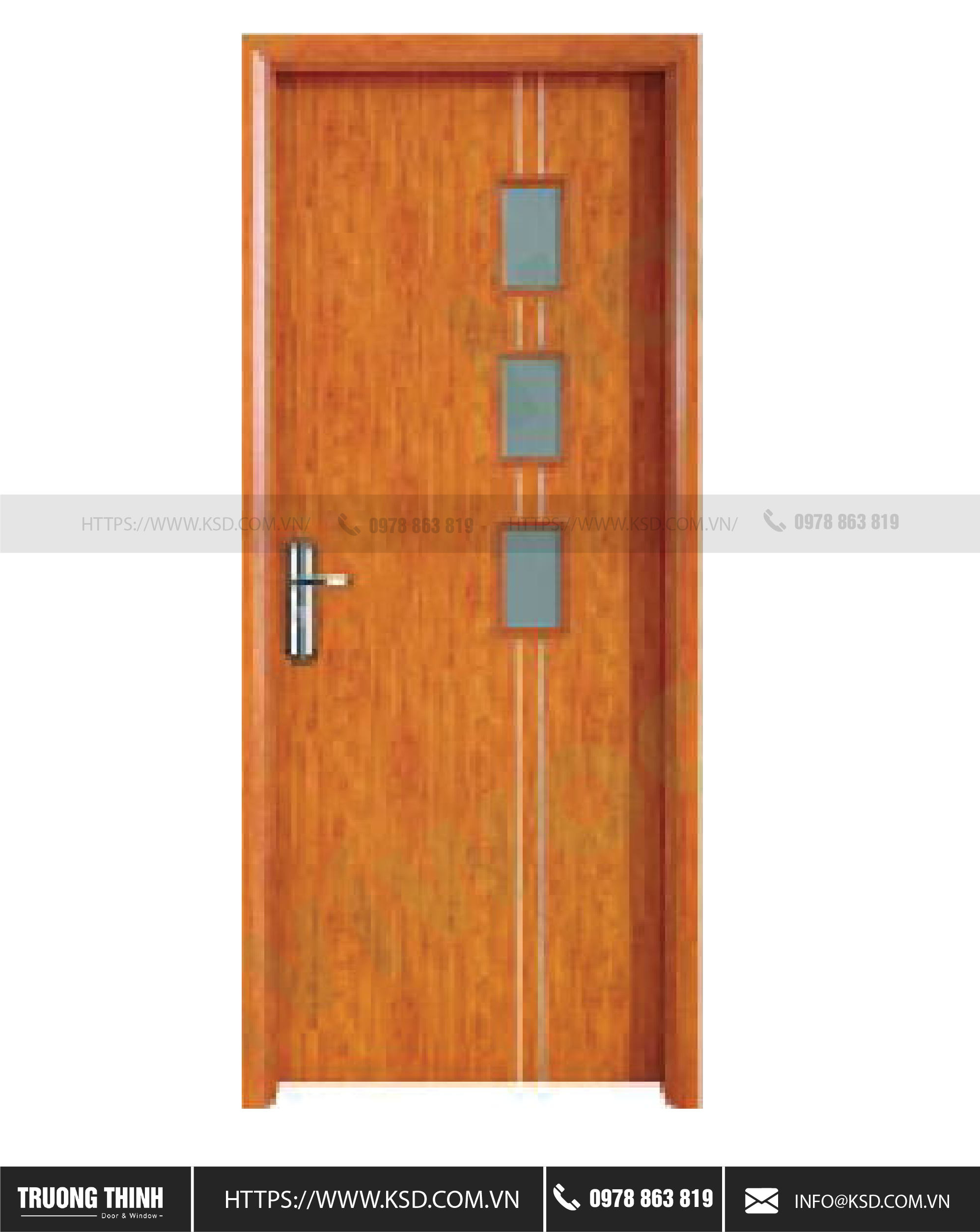 Cửa nhựa gỗ Composite Model 199